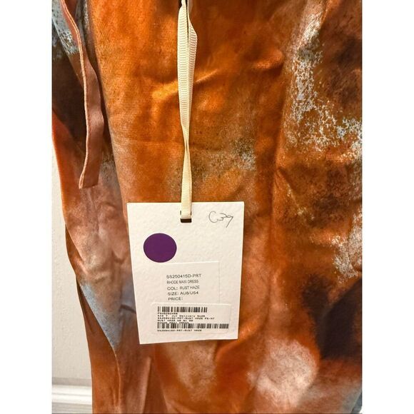 Significant Other Rhode Maxi Dress in Rust Haze Cocktail Vacation Size 4 NWT - Picture 7 of 7